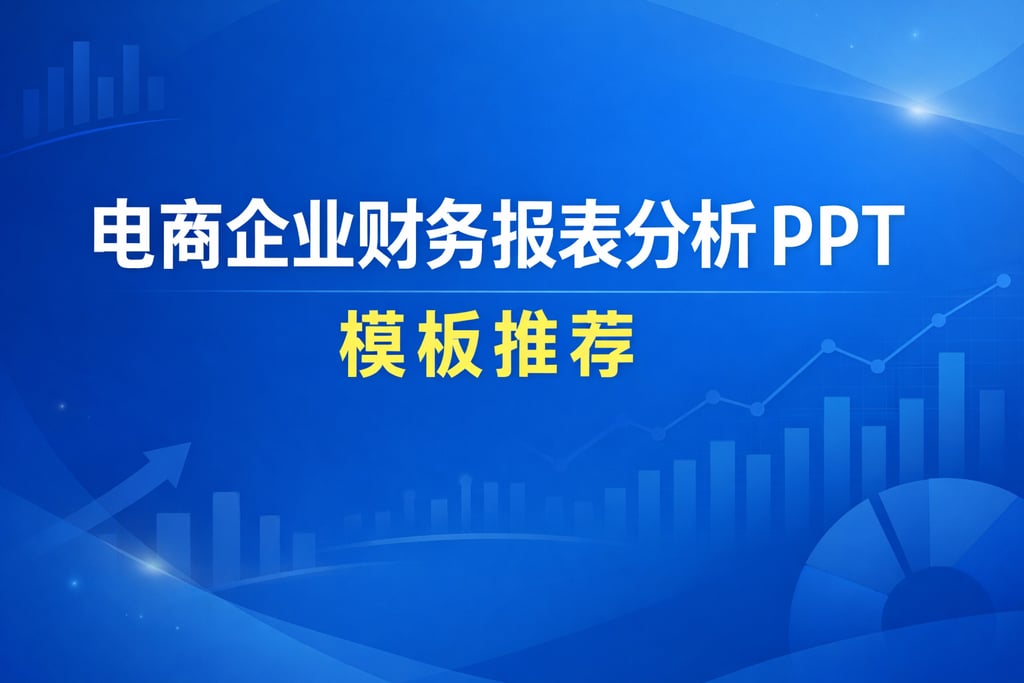 分析 PPT！电商企业财务报表分析 ppt，模板推荐